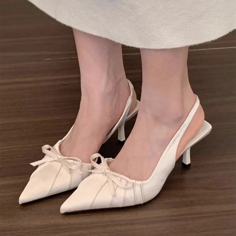 Point Toe Kitten Heels Pumps