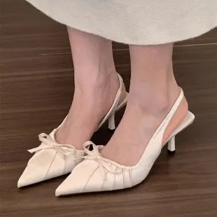 Point Toe Kitten Heels Pumps