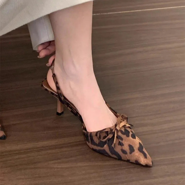 Point Toe Kitten Heels Pumps